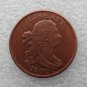 1 Pcs 1800 DRAPED BUST HALF CENTS Copy Coin Copper Manufacture