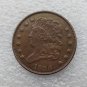 1 Pcs 1833 CLASSIC HEAD HALF CENTS Copper Manufacture copy coins