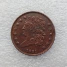 1 Pcs 1831 CLASSIC HEAD HALF CENTS Copper Manufacture copy coins