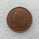 1 Pcs 1825 CLASSIC HEAD HALF CENTS Copper Manufacture copy coins