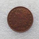 1 Pcs 1809 CLASSIC HEAD HALF CENTS Copper Manufacture copy coins