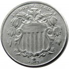 1 Pcs 1873 Shield Five Cents 75% Copper+25% Nickel Copy Coins