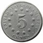 1 Pcs 1878 Shield Five Cents 75% Copper+25% Nickel Copy Coins