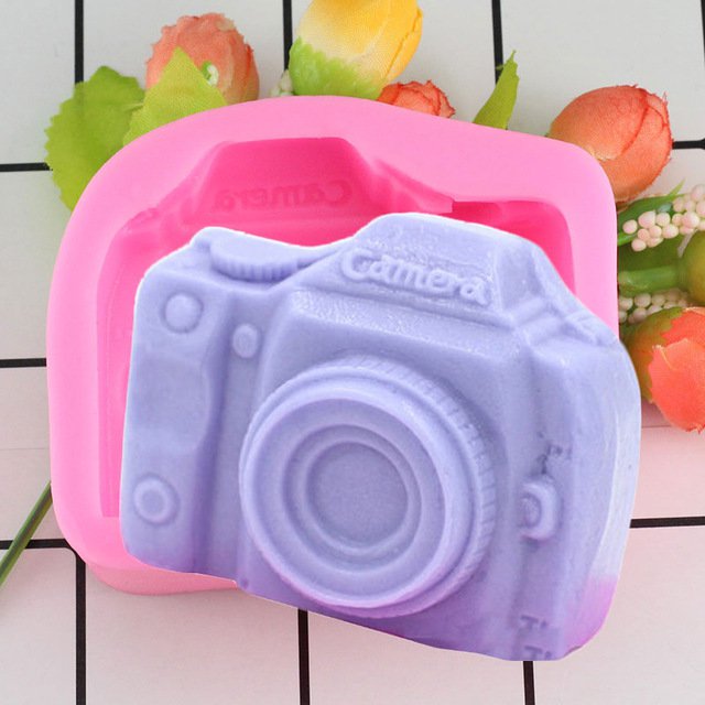 1 Pcs Camera Fondant Cake Fondant Molds Silicone Cake Mould Fondant Cake Decorating Mould