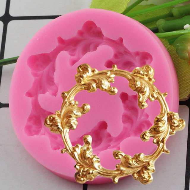 1 Pcs 3D European Relief Silicone Mold Fondant Molds Cake Chocolate Mould