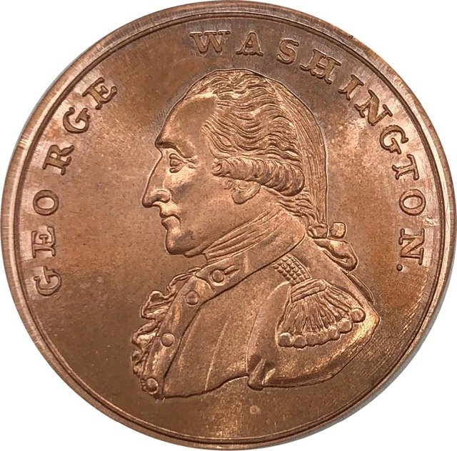 1 Pcs US 1795 Undated Liberty And Security Penny George Washington Red Copper Copy Coin