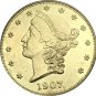 1 Pcs US 1907-S Liberty Twenty Dollars In God We Trust Gold Copy Coins
