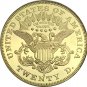 1 Pcs US 1875-CC Liberty Twenty Dollars In God We Trust Gold Copy Coins