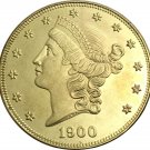 1 Pcs US 1900 Liberty Twenty Dollars In God We Trust Gold Copy Coins 1 Pcs US 1900 Liberty Twenty Dollars In God We Trust Gold Copy Coins