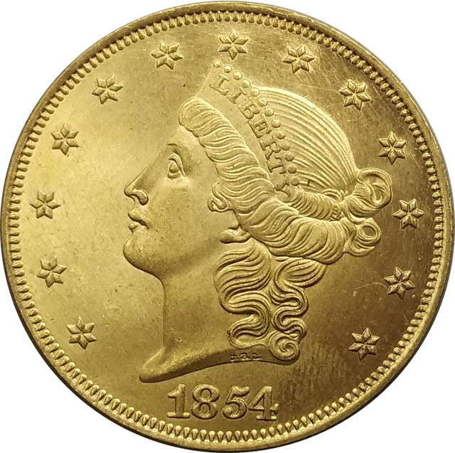 value us 1851 20 dollar gold coin