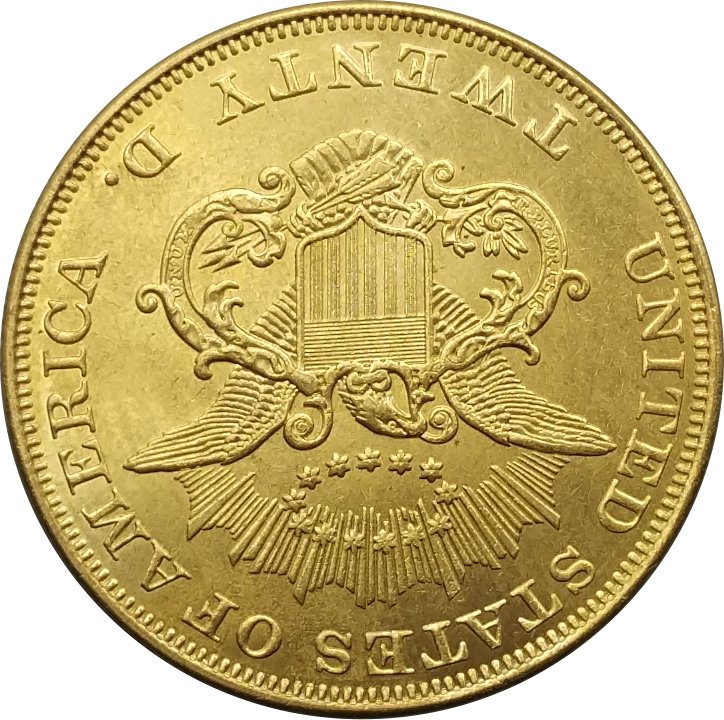 1 Pcs US 1854 Liberty Head Twenty Dollars Gold Copy Coins