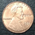 1 Pcs 1955 US Small Cents Lincoln Penny Wheat Ear Copy Coins  For Collection