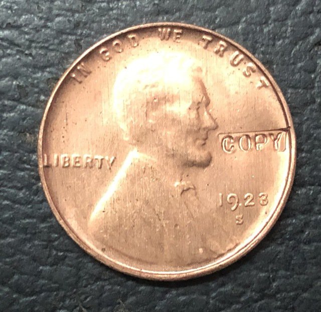 1 Pcs 1923-S US Small Cents Lincoln Penny Wheat Ear Copy Coins  For Collection