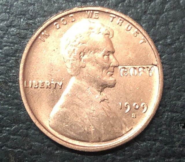 1 Pcs 1909-S VDB US Small Cents Lincoln Penny Wheat Ear Copy Coins  For Collection