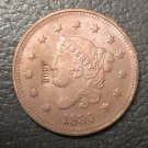 1 Pcs 1830 US Coronet Head Large One Cent Copy Coins  For Collection