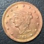 1 Pcs 1841 US Braided Hair Large One Cent Copy Coins  For Collection