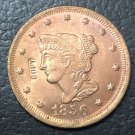 1 Pcs 1856 US Braided Hair Large One Cent Copy Coins  For Collection