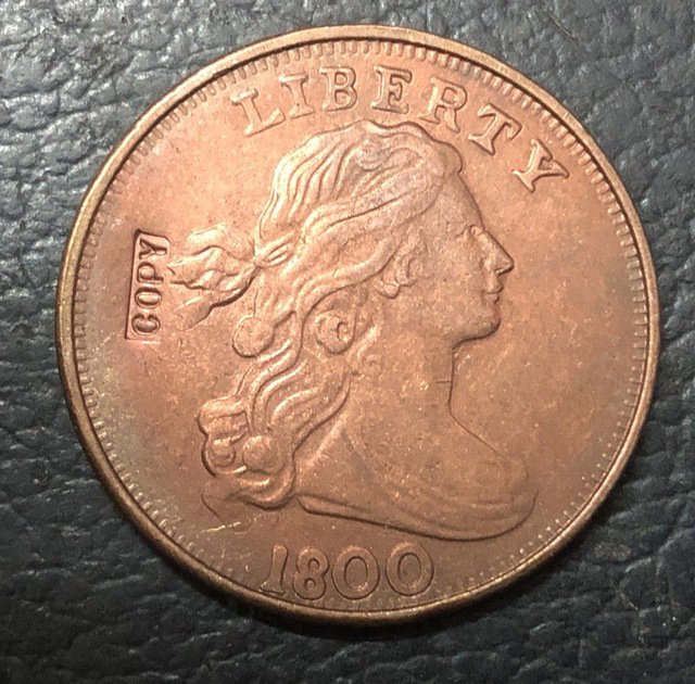 1 Pcs 1800 US Draped Bust Large One Cent Copy Coins  For Collection