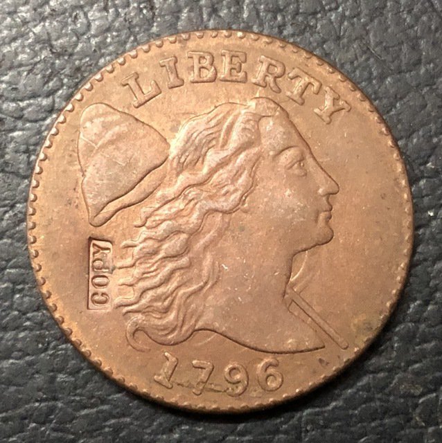 1 Pcs 1796 US Flowing Hair Large One Cent Copy Coins For Collection