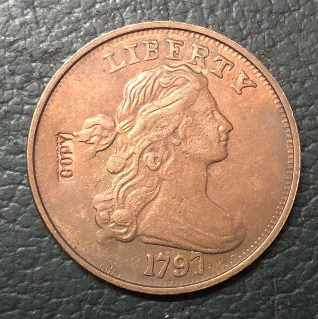 1 Pcs 1797 US Draped Bust Large One Cent Copy Coins  For Collection