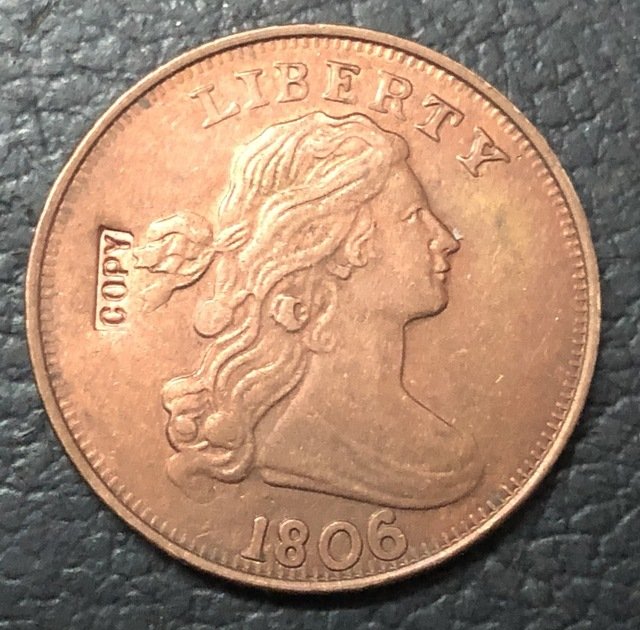 1 Pcs 1806 US Draped Bust Large One Cent Copy Coins  For Collection