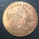 1 Pcs 1794 US Flowing Hair Large One Cent Copy Coins  For Collection