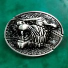 1 Pcs Tiger Head Knife Western Cowboy Belt Buckles