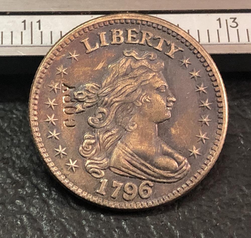 1 Pcs 1796 US Draped Bust Dime Copy Coins (Without Copy Logo)
