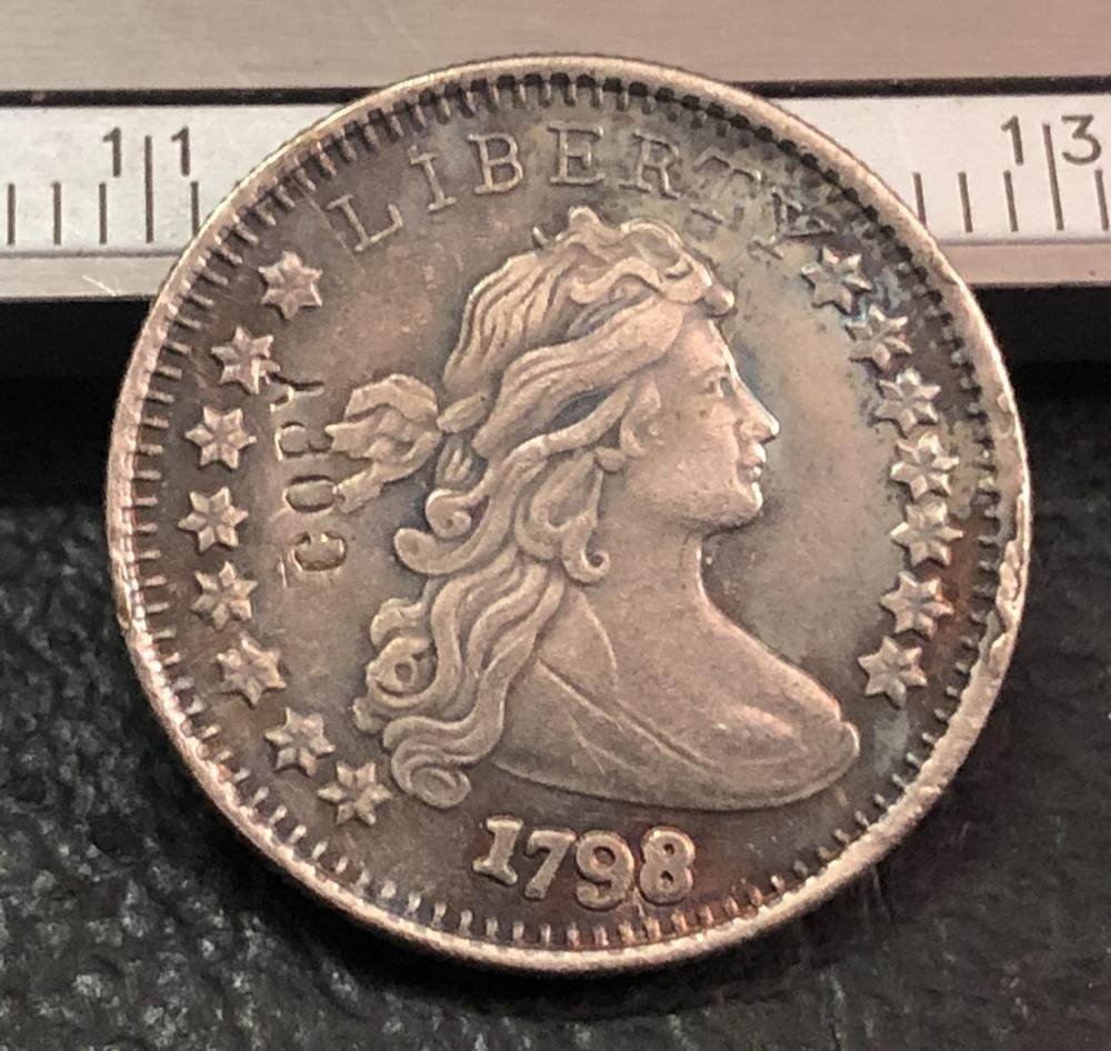 1 Pcs 1798 US Draped Bust Dime Copy Coins For Collection