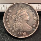 1 Pcs 1798 US Draped Bust Dime Copy Coins  For Collection