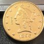 1 Pcs 1896-S Liberty Head $10 Ten Dollar Copy Coins  For Collection