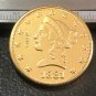 1 Pcs 1881-CC Liberty Head $10 Ten Dollar Copy Coins- For Collection