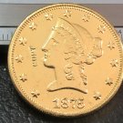 1 Pcs 1875-P Liberty Head $10 Ten Dollar Copy Coins- For Collection