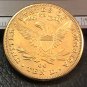 1 Pcs 1874-CC Liberty Head $10 Ten Dollar Copy Coins- For Collection