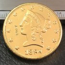 1 Pcs 1894-P Liberty Head $10 Ten Dollar Copy Coins- For Collection