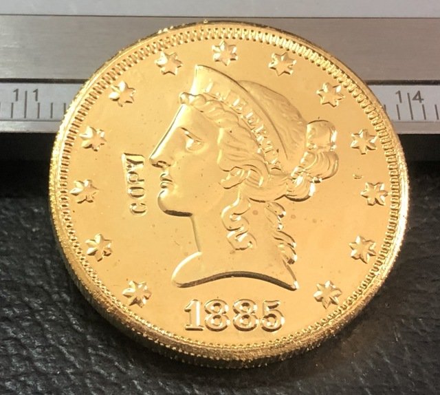 1 Pcs 1885-P Liberty Head $10 Ten Dollar Copy Coins- For Collection