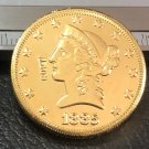 1 Pcs 1885-P Liberty Head $10 Ten Dollar Copy Coins- For Collection