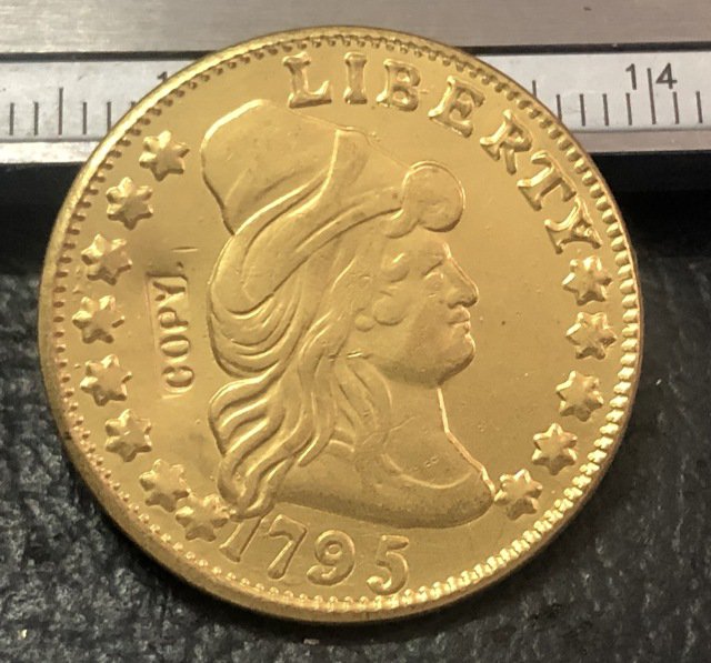 1 Pcs 1795 Turban Head $5 Five Dollar Half Eagle Copy Coins  For Collection