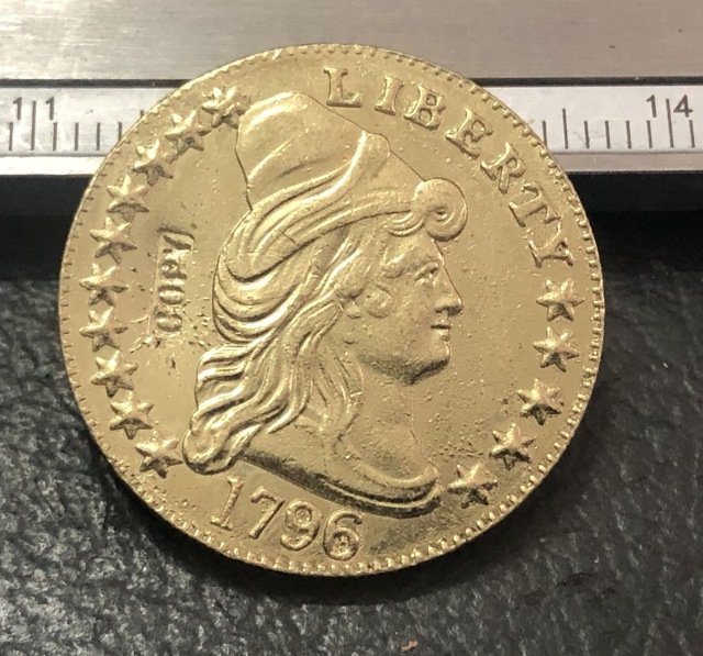 1 Pcs 1796 Turban Head $5 Five Dollar Half Eagle Copy Coins For Collection