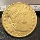 1 Pcs 1798 Turban Head $5 Five Dollar Half Eagle Copy Coins  For Collection