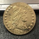 1 Pcs 1796 Turban Head $5 Five Dollar Half Eagle And Shield Copy Coins  For Collection