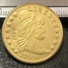 1 Pcs 1799 Turban Head $5 Five Dollar Half Eagle And Shield Copy Coins For Collection 1 Pcs 1799 Turban Head $5 Five Dollar Half Eagle And Shield Copy Coins For Collection