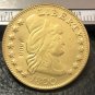 1 Pcs 1800 Turban Head $5 Five Dollar Half Eagle And Shield Copy Coins  For Collection