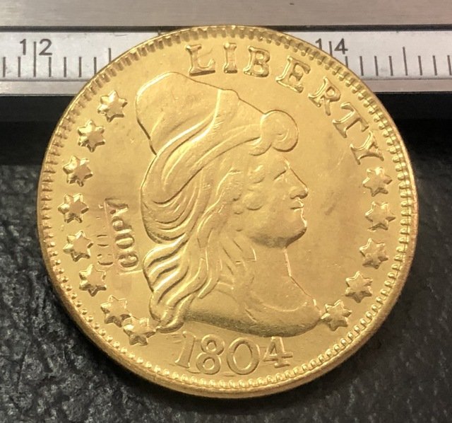 1 Pcs 1804 Turban Head $5 Five Dollar Half Eagle And Shield Copy Coins For Collection