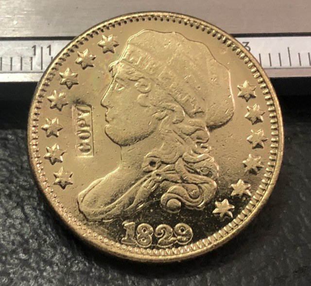 1 Pcs 1829 Capped Bust $5 Five Dollar Copy Coins For Collection