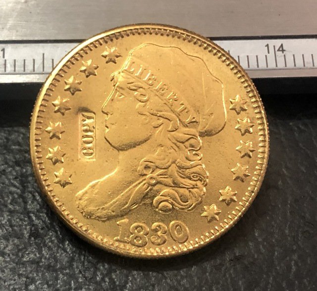 1 Pcs 1830 Capped Bust $5 Five Dollar Copy Coins For Collection