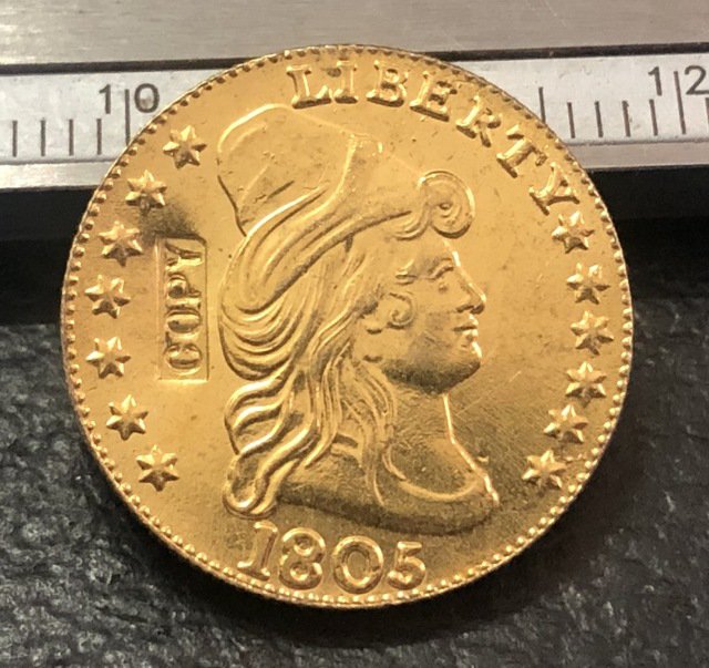 1 Pcs 1805 Turban Head $2.5 Dollar Copy Coins For Collection