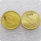 1 Pcs USA 1854 Liberty $2.5 Quarter Eagle Gold Copy Coins  For Collection