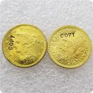 1 Pcs USA 1854-S Liberty $2.5 Quarter Eagle Gold Copy Coins For Collection 1 Pcs USA 1854-S Liberty $2.5 Quarter Eagle Gold Copy Coins For Collection