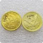 1 Pcs USA 1856 Liberty $2.5 Quarter Eagle Gold Copy Coins  For Collection